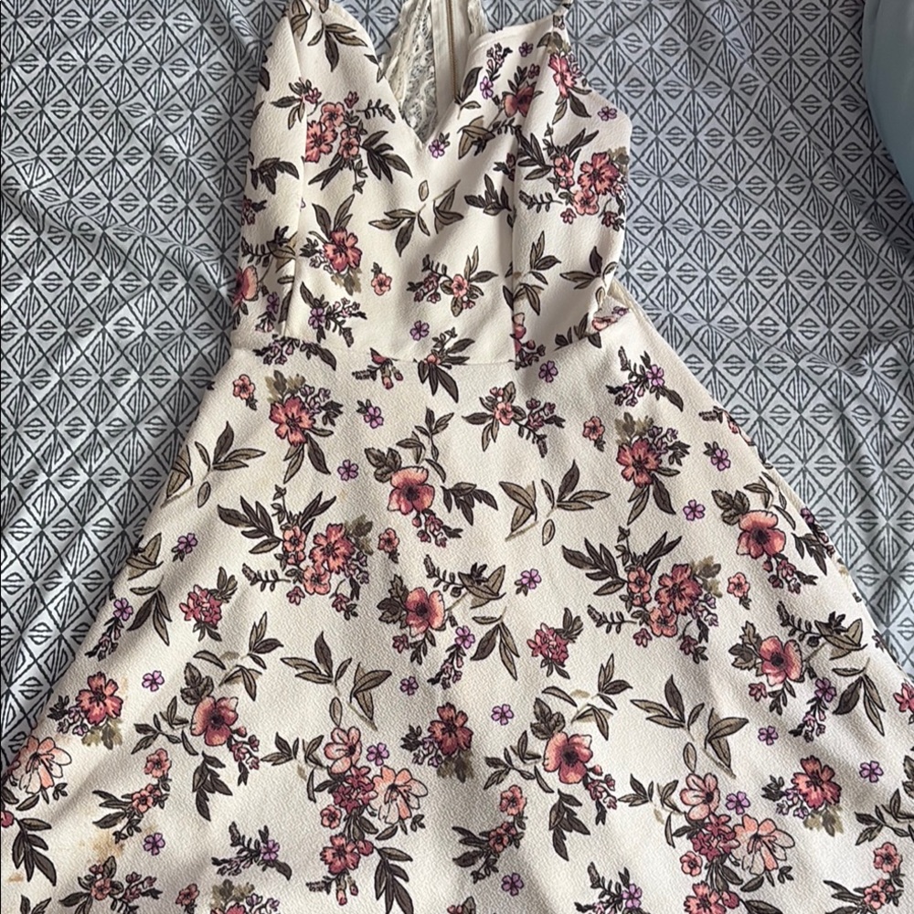 NOBO Cream Halter A-Line Dress for Weddings